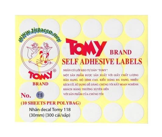 Nhãn tomy (số 118)
