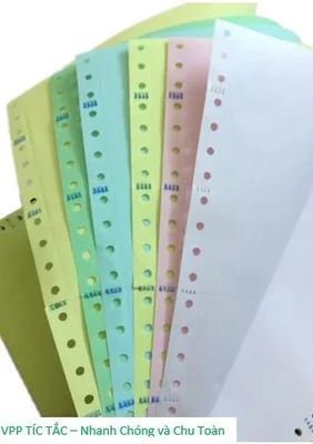 Giấy liên tục (6 liên khổ 21x28 cm -A4 -> T-H-V-XD-XL-V)