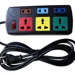 Ổ 3D+3S dây 5mx2 (ổ điện ngắn Lioa 6 ổ, dây 5m)