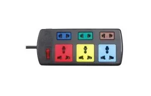 Ổ 3D+3S dây 5mx2 (ổ điện ngắn Lioa 6 ổ, dây 5m)