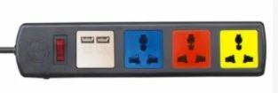 Ổ cắm 4D32NUSB (ổ điện Lioa 3 ổ, dây 3m, 2 cổng USB)