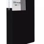Sổ namecard A5 Plus 240 (82V274) bìa nhựa đen