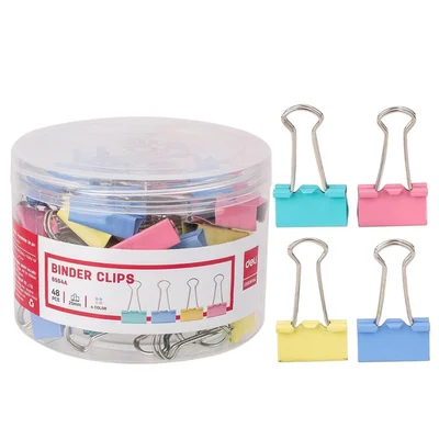 Kẹp giấy (kẹp bướm màu 25mm - DELI 8554)