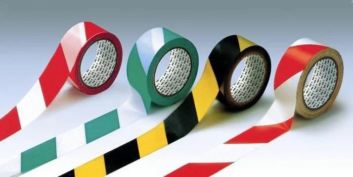 Băng keo PVC 48mm (dán nền 33m xanh lá, vàng đen, đỏ)