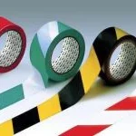 Băng keo PVC 48mm (dán nền 33m xanh lá, vàng đen, đỏ)