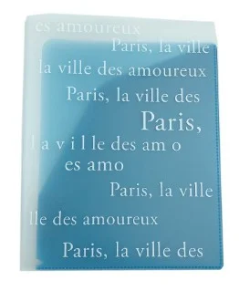 Bìa lá nhựa A4 nhiều ngăn (Paris)