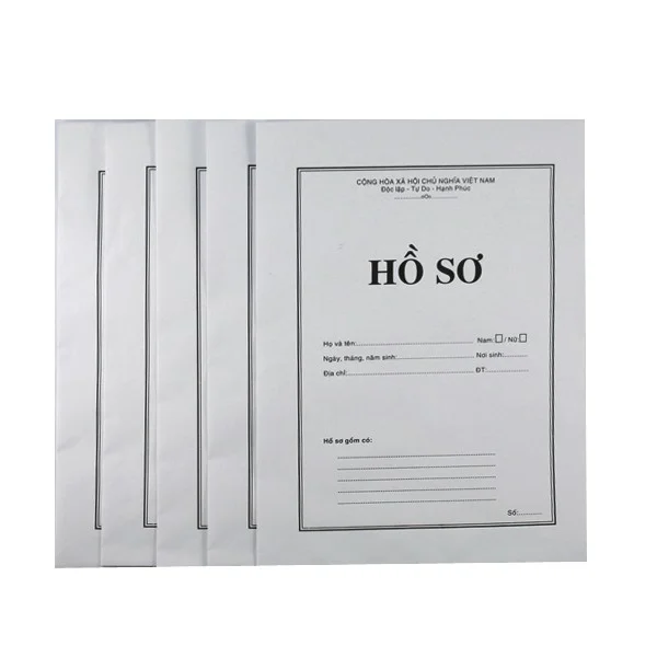 Bao thư (A4 Vàng có chữ Hồ Sơ)