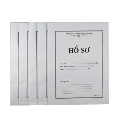 Bao thư (A4 Vàng có chữ Hồ Sơ)