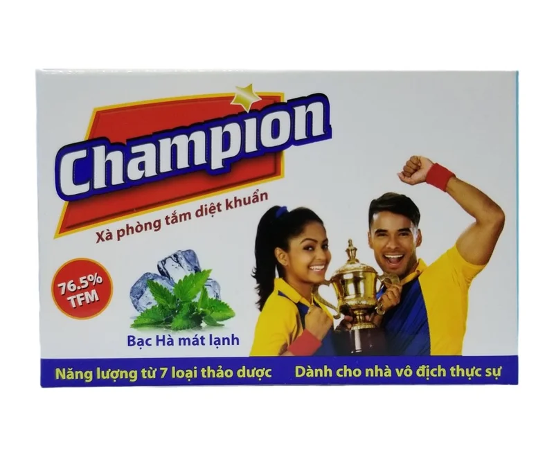 Xà phòng tắm Champion 90g (XANH-TT)