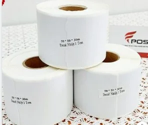Decal nhiệt (50x 50 mm x 30m, 850 tem)