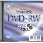 Đĩa DVD RW SKY (ReWrite, hộp=1 cái)