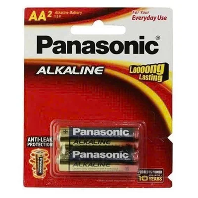 Pin Panasonic LR6T/2B (pin 2A Alkaline - vĩ 2 viên)