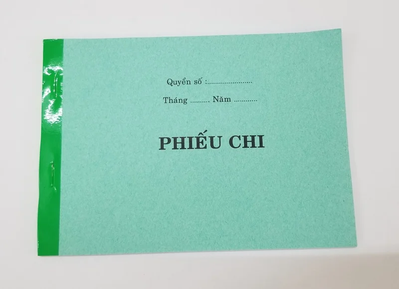 Phiếu chi 1 liên (13*19 - giấy tái sinh)