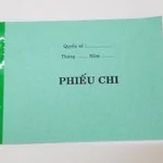Phiếu chi 1 liên (13*19 - giấy tái sinh)