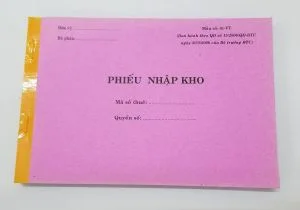 Phiếu nhập kho 3 liên (13*19 50 bộ)