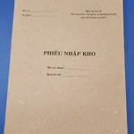 Phiếu nhập kho 1 liên (20x25 giấy tái sinh) 74 tờ