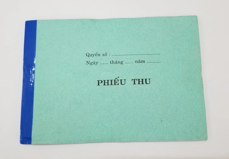Phiếu thu 1 liên (13*19 giấy tái sinh)