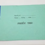 Phiếu thu 1 liên (13*19 giấy tái sinh)