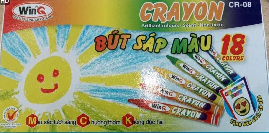 Bút Sáp màu (18 màu)