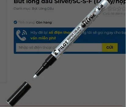 Bút nhũ bạc PILOT (SC-S-F)