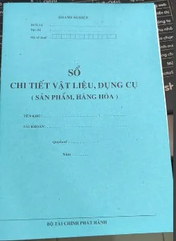 Sổ Chi tiết vật liệu, dụng cụ