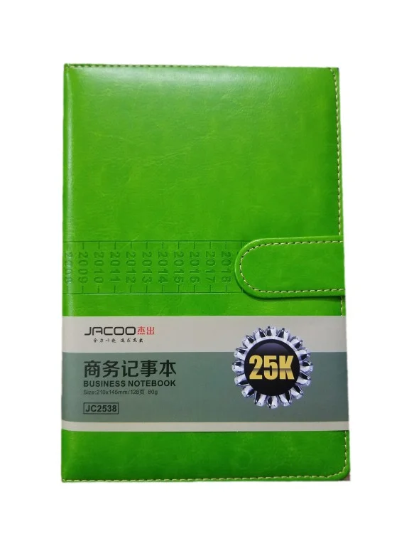 Sổ da cao cấp A5 xanh lá (2508 hoặc 2538 )