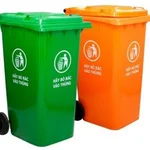 Thùng rác nhựa ngoài trời 120L