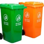 Thùng rác nhựa ngoài trời 120L