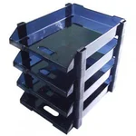 Kệ 4 tầng trụ mica (TTM) đen