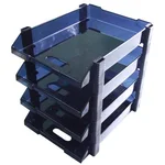 Kệ 4 tầng trụ mica (TTM) đen