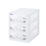 Tủ nhựa A4 nắp bằng DT 3 ngăn 343/3