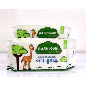 Khăn ướt (BaBy WOW mùi phấn 80 miếng)