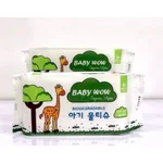 Khăn ướt (BaBy WOW mùi phấn 80 miếng)