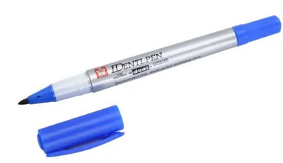 Bút lông dầu 2 đầu (Sakura Identi XYKT-36 - Xanh)