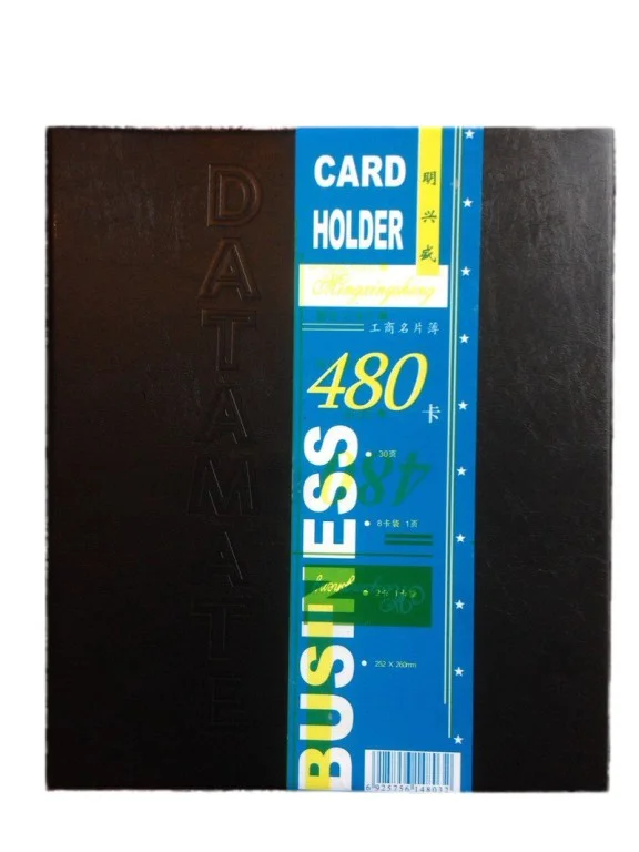 Sổ namecard bìa da đen YaPeng 480H